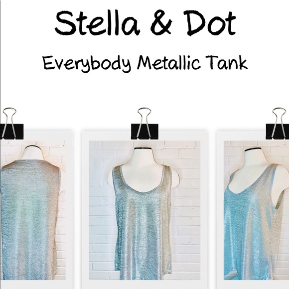 Stella & Dot Everybody Metallic Tank - Picture 4 of 4